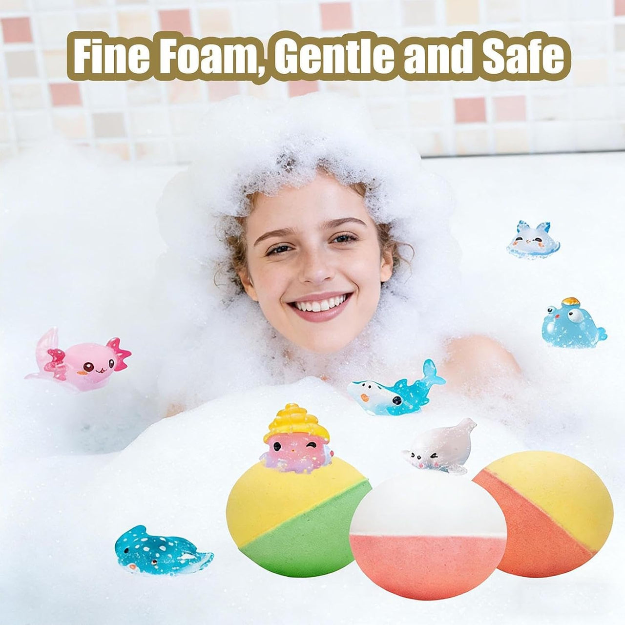 1 Piece Kindergarten Bath Bombs With Surprise Inside Toys