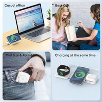 Thumbnail for 3-in-1 Foldable MagSafe Wireless Charging Pocket Size