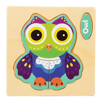 Thumbnail for Animal Shape Puzzle Toy-Owl