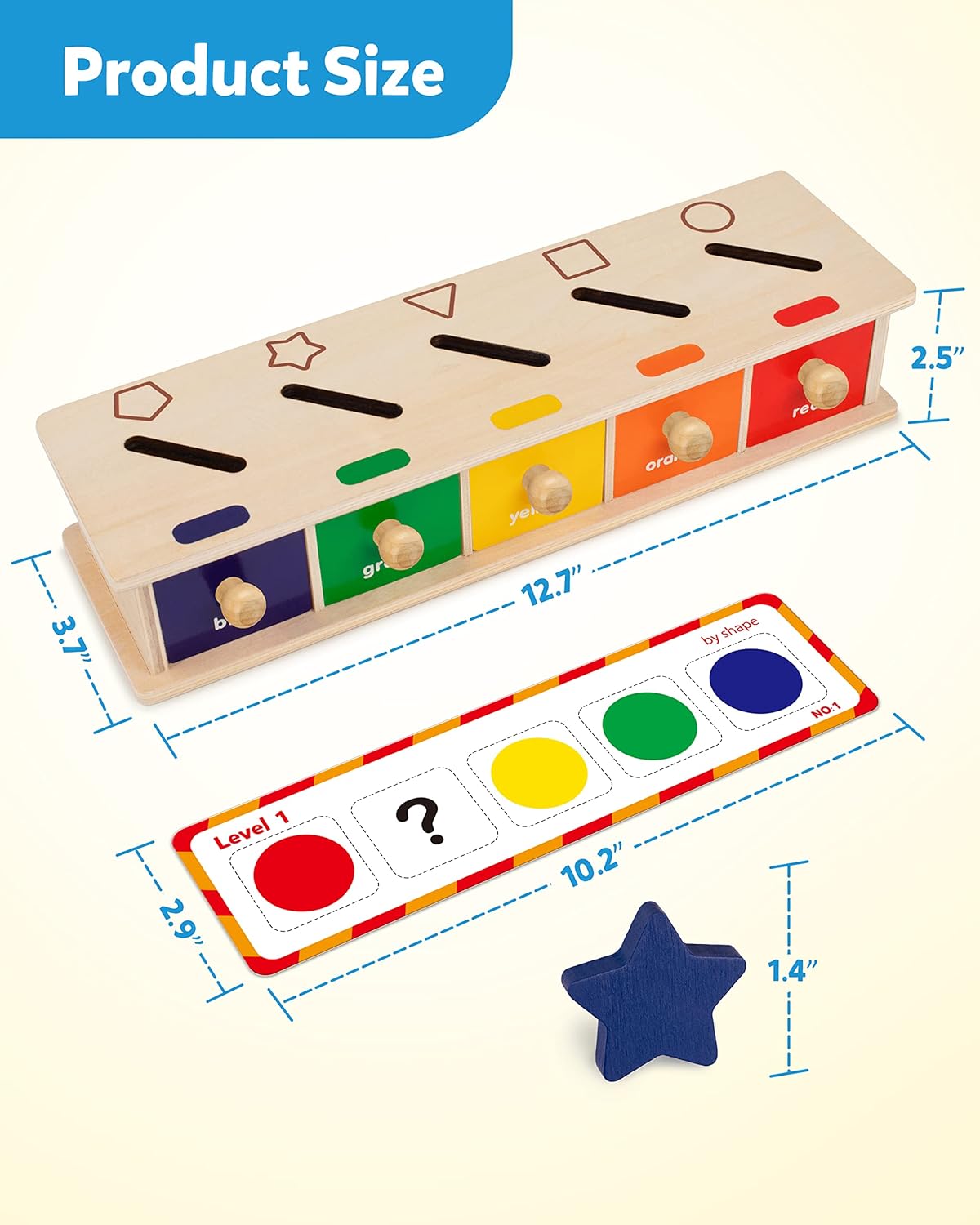 Color Shape Wooden Toys