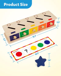 Thumbnail for Color Shape Wooden Toys