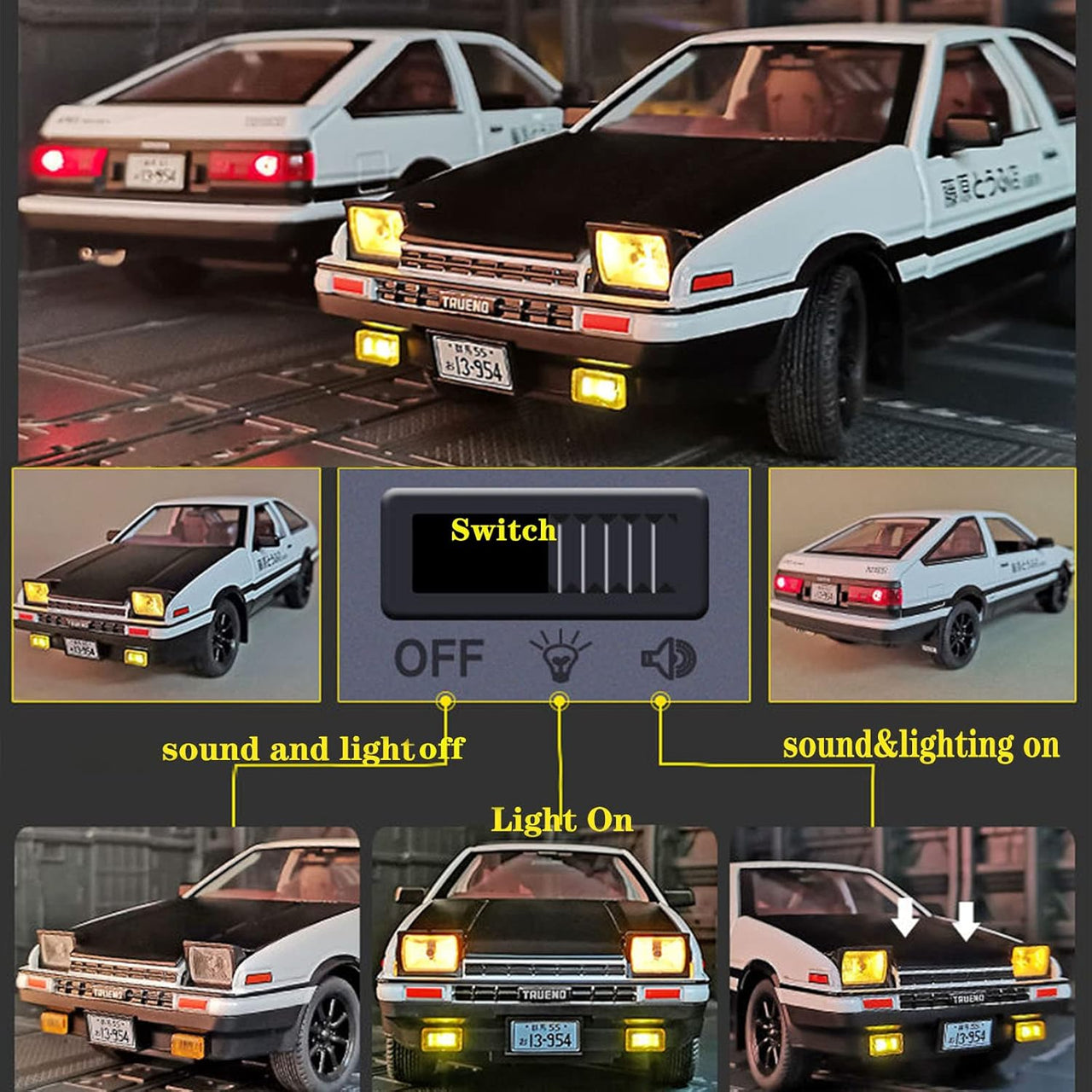 Diecast Toyota Sprinter Car 1:24 Scale