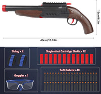 Thumbnail for Double Barrel Soft Bullet Blaster Shotgun toys