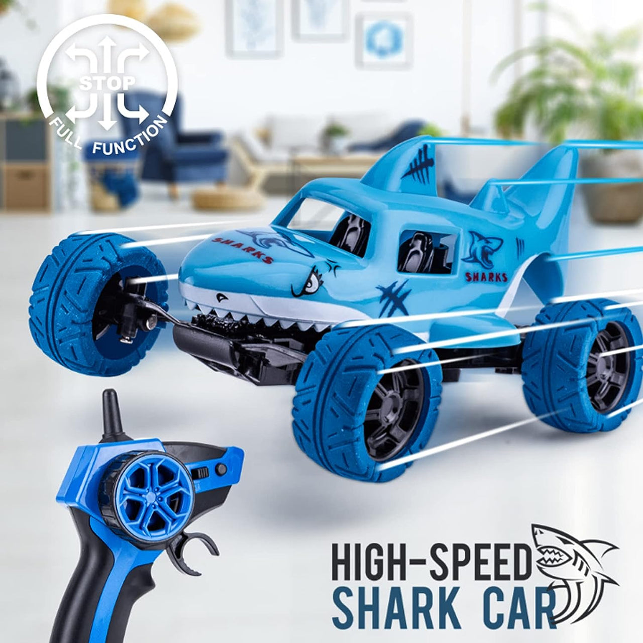 Mini shark radio sales control