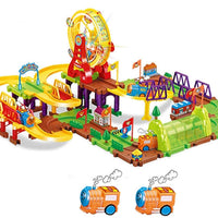 122 pcs Ferris Wheel Train Puzzle Track Set
