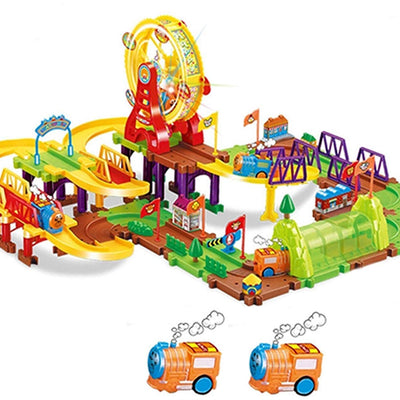 122 pcs Ferris Wheel Train Puzzle Track Set