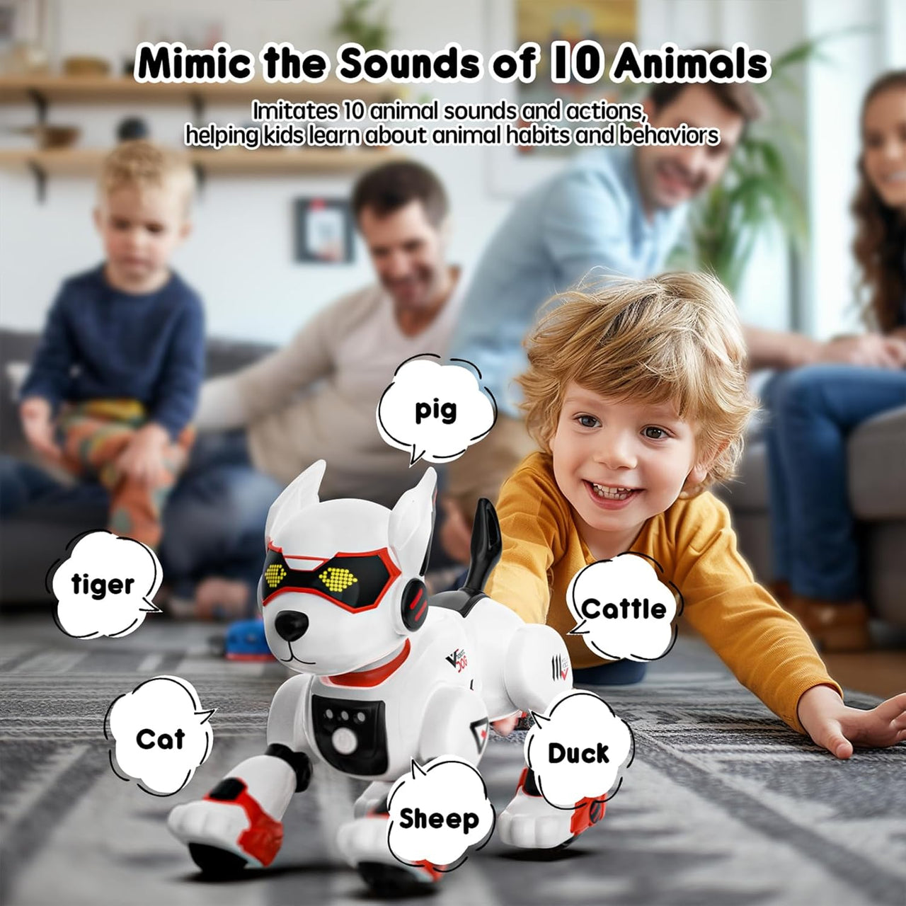 Ai Remote Control Robot Dog with Voice Controller
