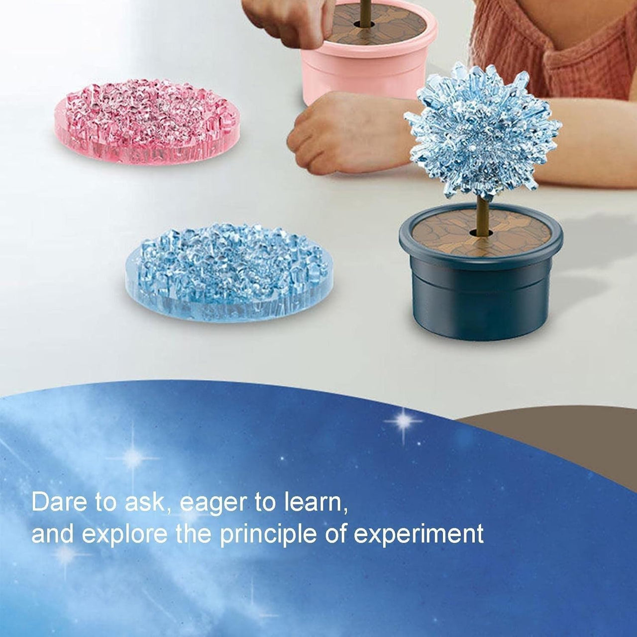 DIY Scientific Creative Crystal Flower