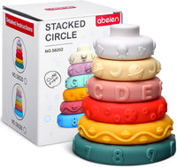 Thumbnail for Printed Animal Letters Shape Building Rings Stacker