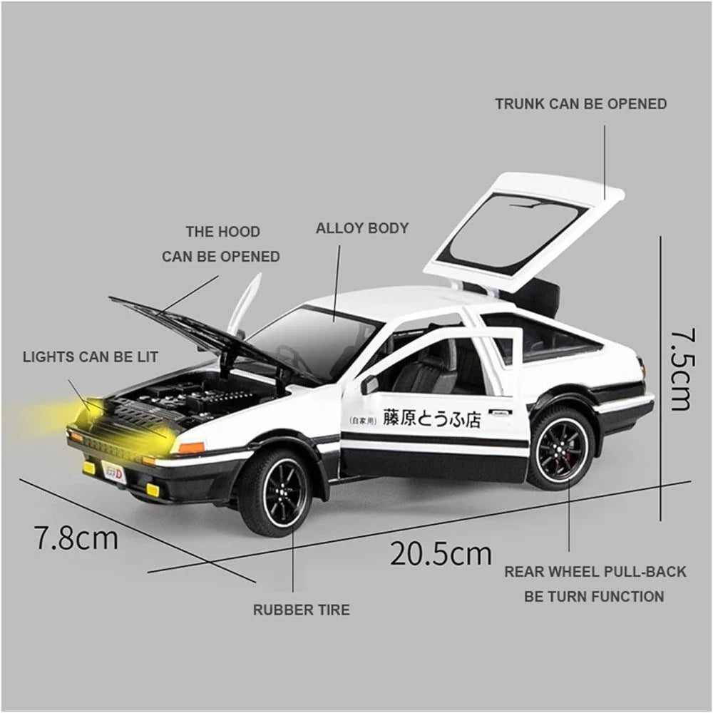 1.24 Scale Toyota AE86 Diecast Car
