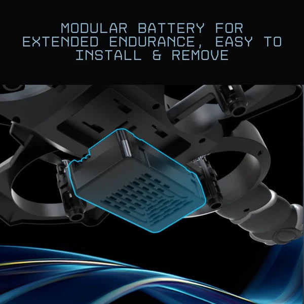 High-Speed Hand Gesture Control Flying Sword Drone With LED Lights