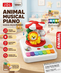 Thumbnail for Awesome Animal Musical Piano With Sounds, Luminous Rainbow Keys & Spinning Carousel