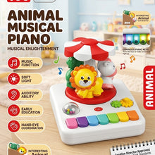 Awesome Animal Musical Piano With Sounds, Luminous Rainbow Keys & Spinning Carousel