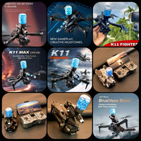 Thumbnail for Remote Control Drone with Triple Camera And Water Ball Shooter