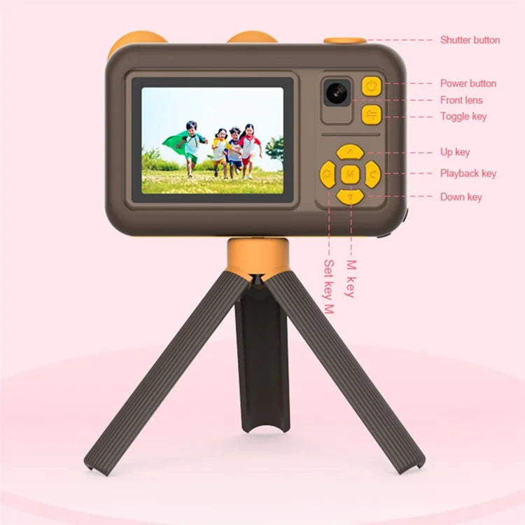 Go Pro Digital Kid Camera With Front And Back Camera