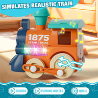 Thumbnail for Magnetic Train Track Set With Light And Sound