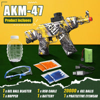 Thumbnail for Automatic AKM-47 Gel Blaster Gun Toys