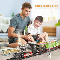Thumbnail for Electric Locomotive Steam Train Set
