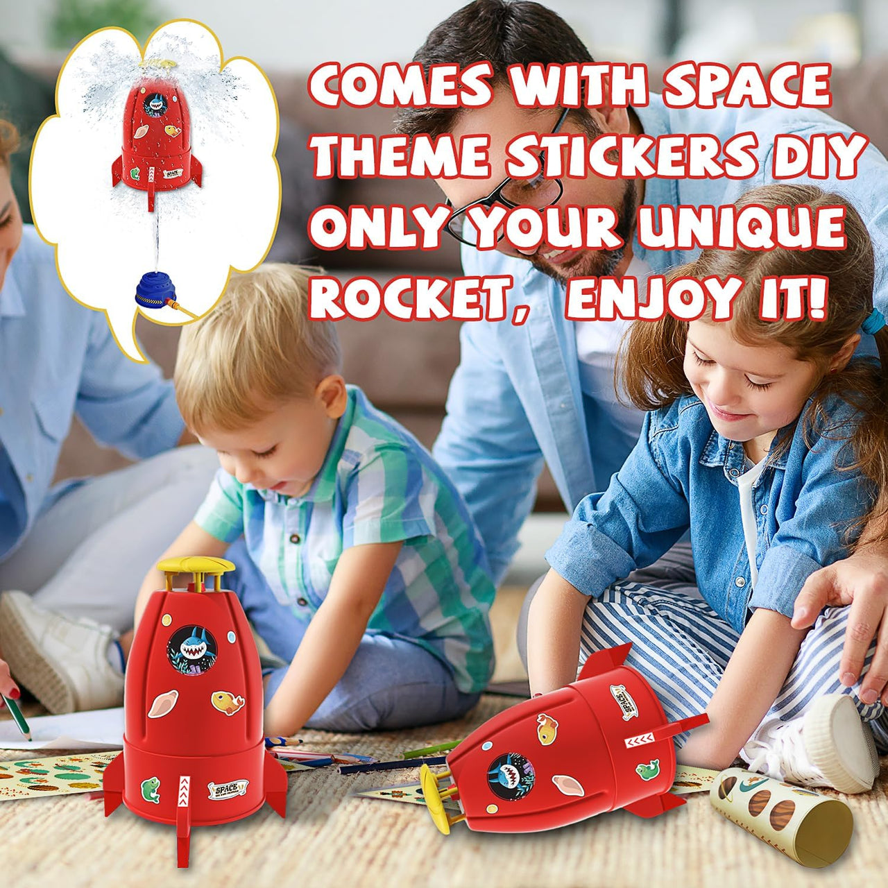 Outdoor Water Rocket Sprinkler