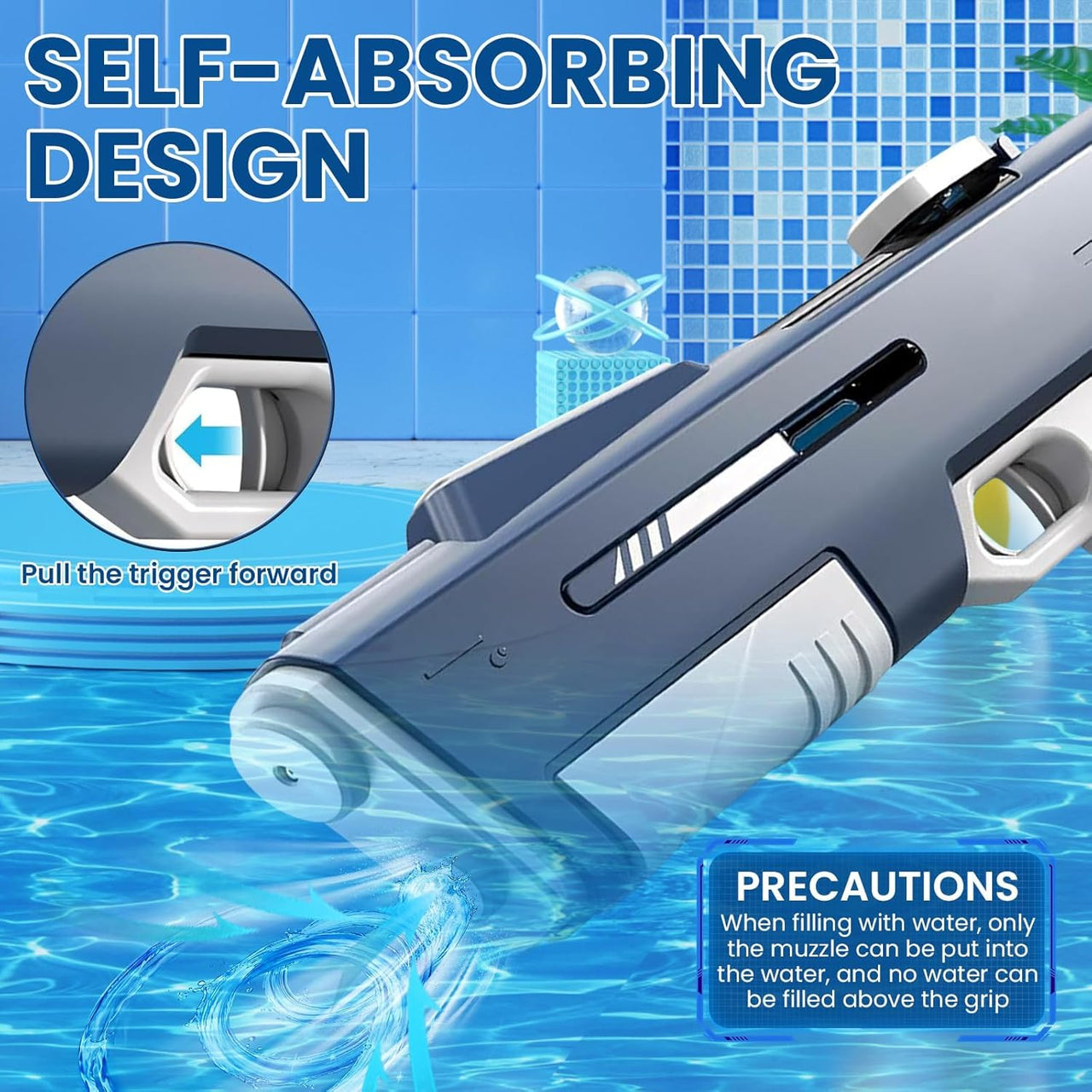 Large Capacity Battery Powered Electric Water Gun