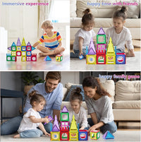 Thumbnail for 34 PCS 3D Construction Magnetic Building Blocks