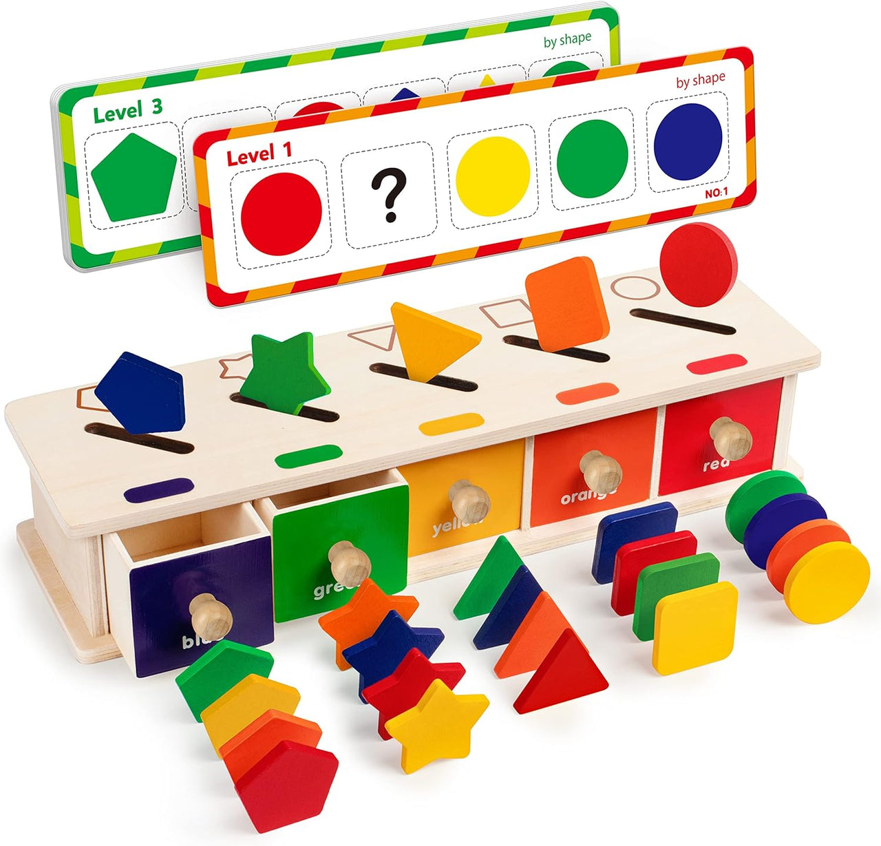 Color Shape Wooden Toys