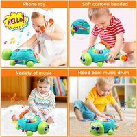 Thumbnail for Multifunction Crawling Turtle Phone With Light And Sound