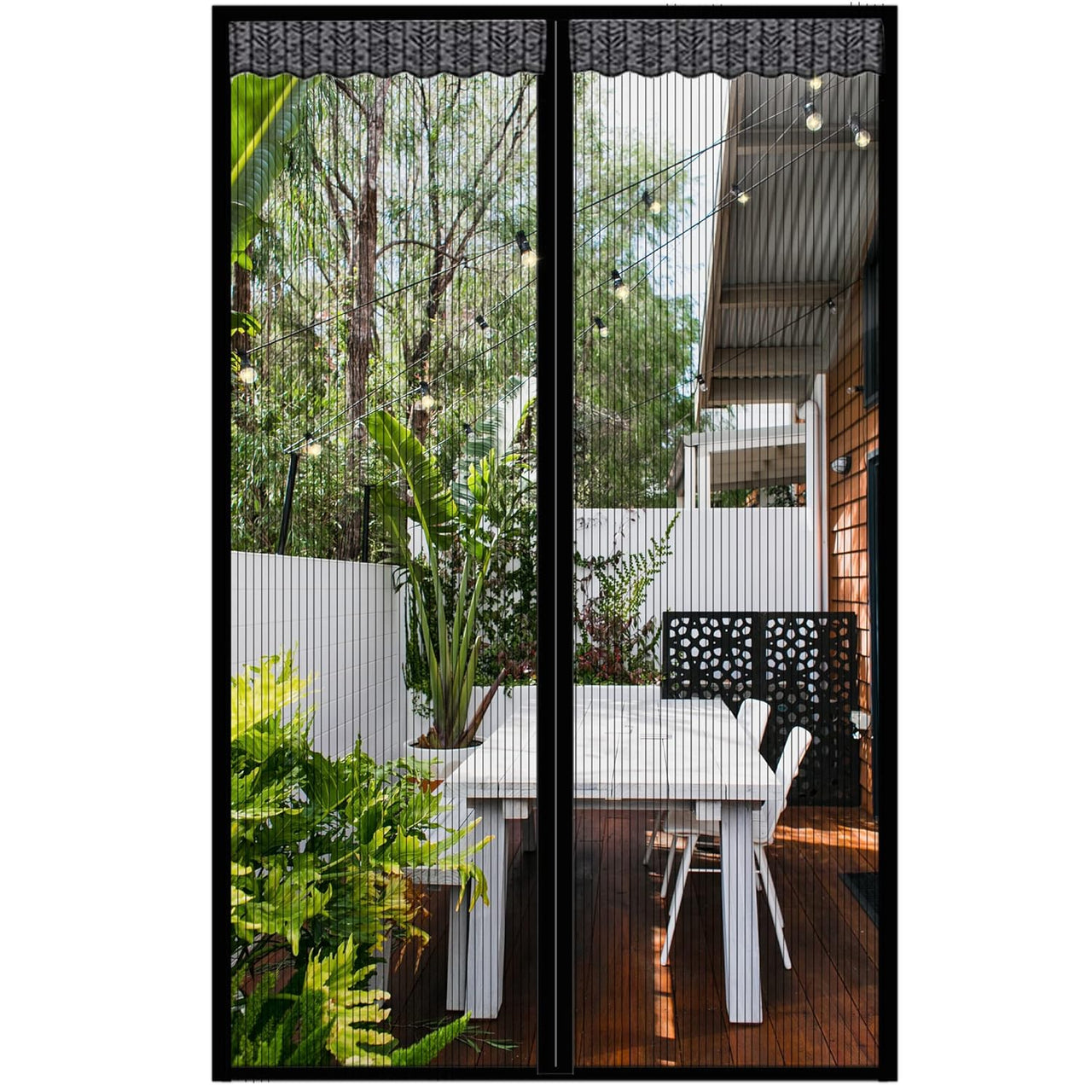 Magnetic Mesh Door Screen Anti-Insect And Bug Proof