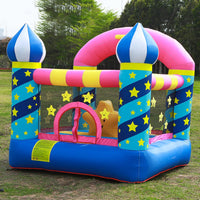 Thumbnail for Castle Inflatable Jumping Bed Trampoline With Garden Park Swimming Pool