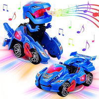 Thumbnail for Automatic Deformation Dino Race Car