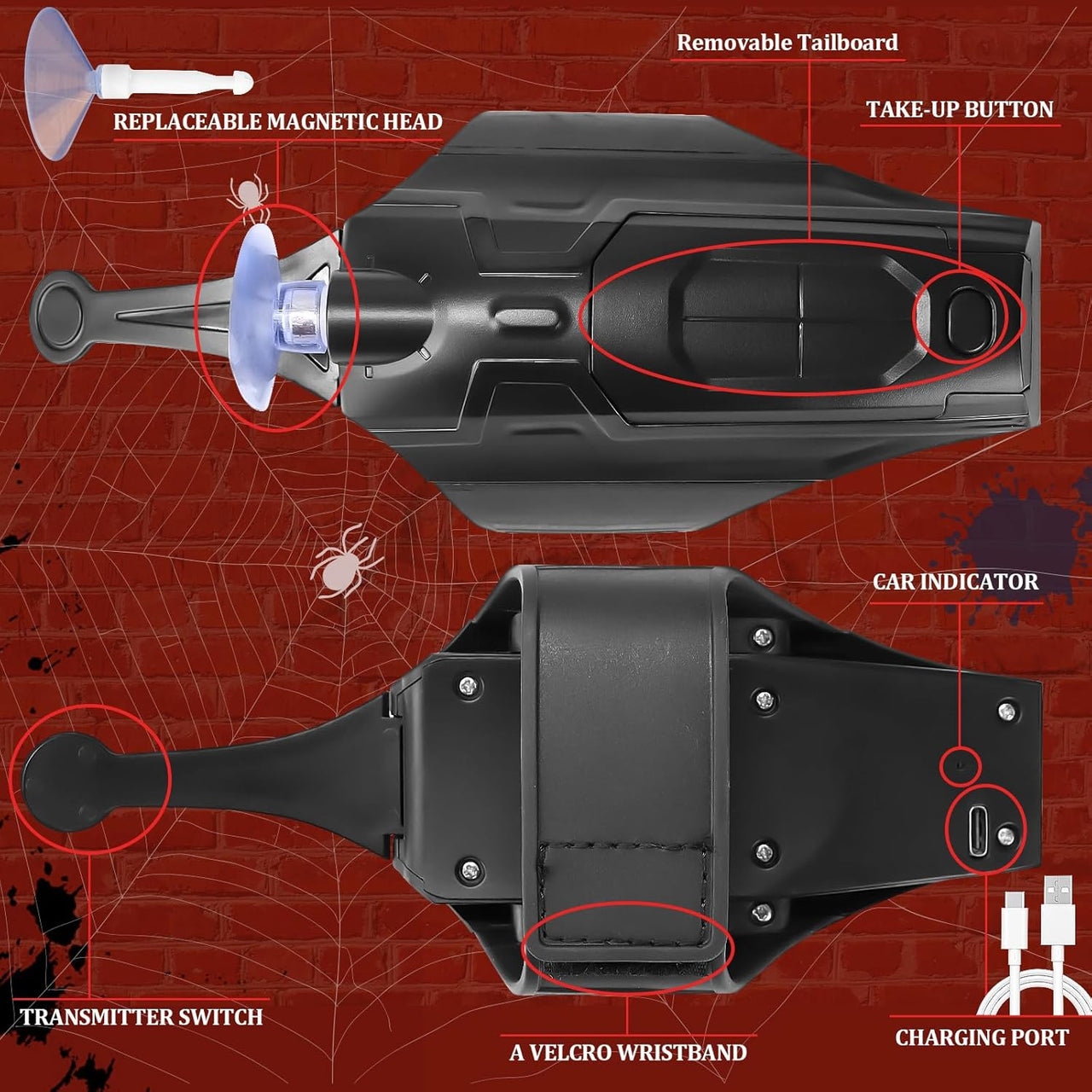 Spiderman String Web Shooter Glove