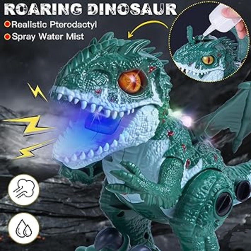 Roaring Dinosaur with Water Spray