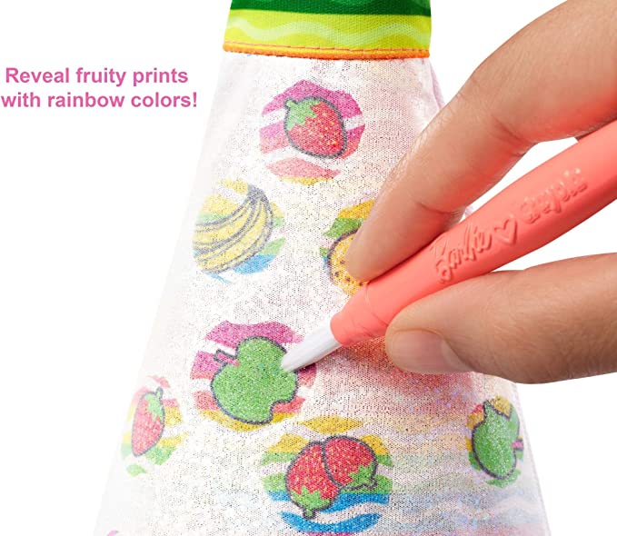 Barbie-Crayola Rainbow Fruit Surprise Doll