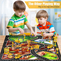 Thumbnail for 8 Player Diecast Car Urban Traffic Construction Monopoly Mat Game