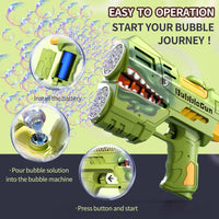 Thumbnail for Automatic Dinosaur Bubble Machine 16 Holes