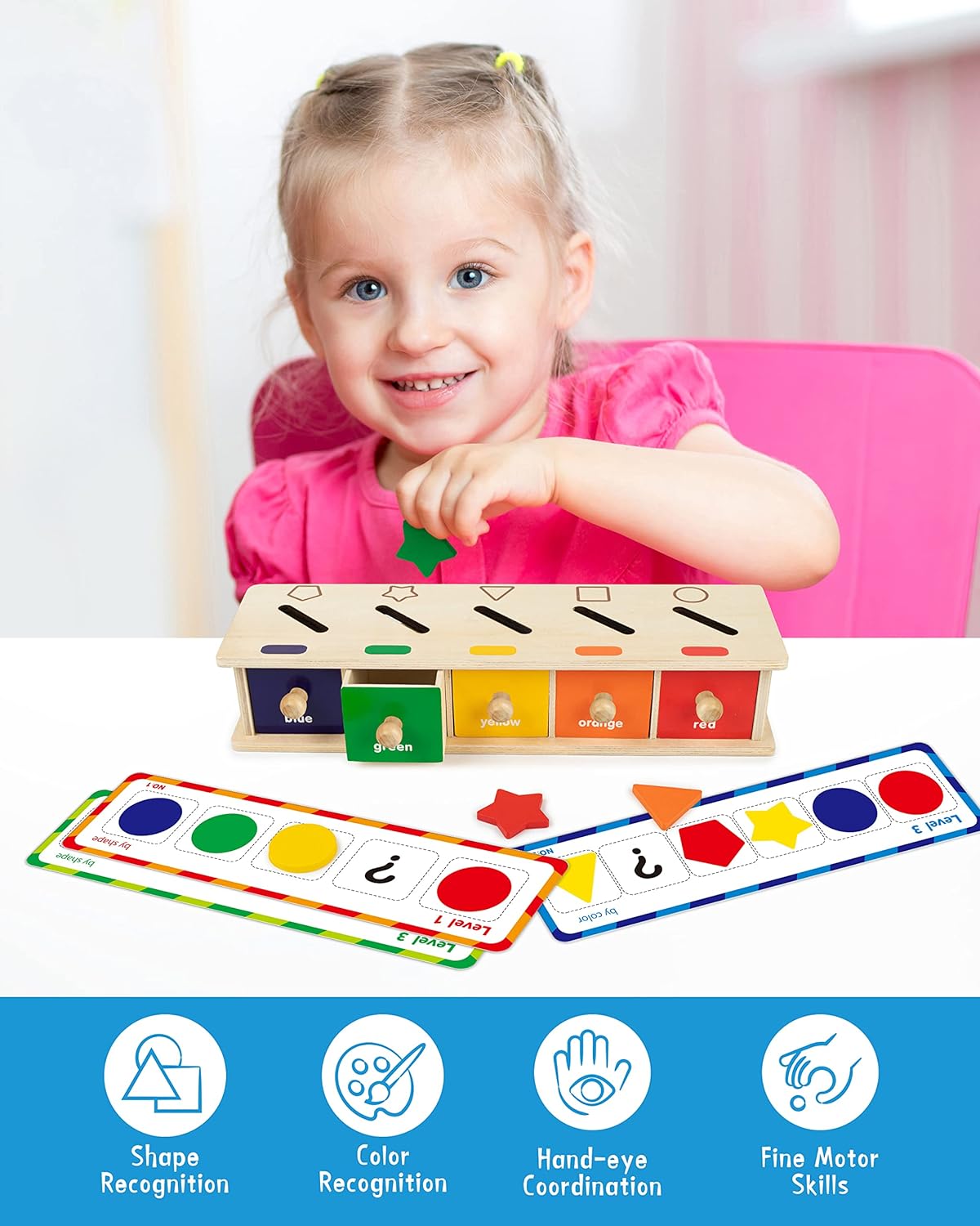 Color Shape Wooden Toys