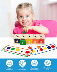 Thumbnail for Color Shape Wooden Toys