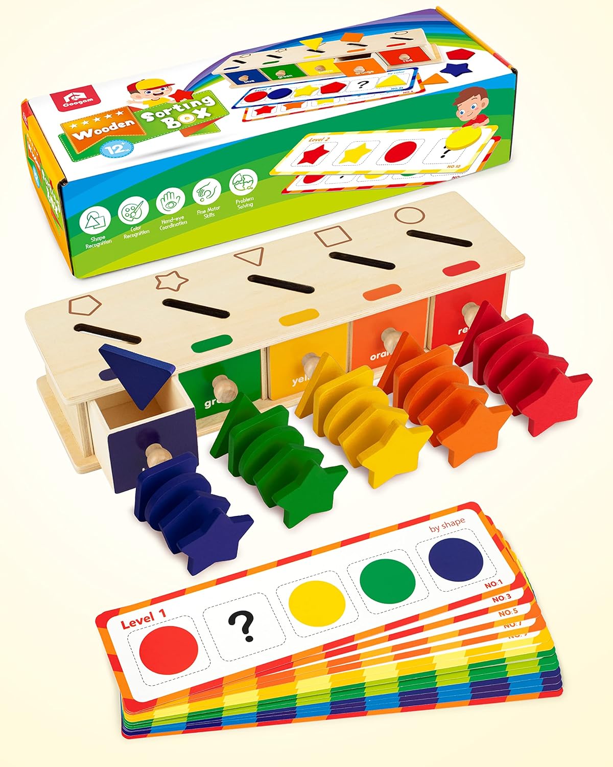 Color Shape Wooden Toys