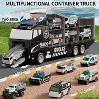 Thumbnail for Multi-Function Storage Truck With Mini Police Vehicles
