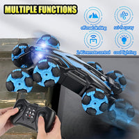 Thumbnail for 2.4GHZ 4WD 8 Wheels Stunt Remote Control Remote Control