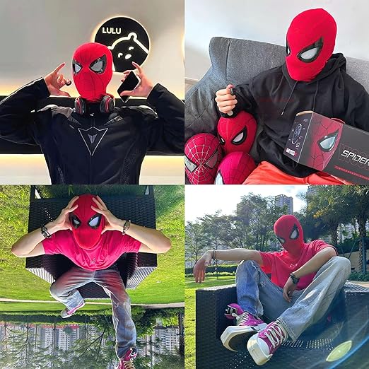 Remote Control Spider-man Blink Eye Mask