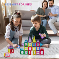 Thumbnail for 34 PCS 3D Construction Magnetic Building Blocks