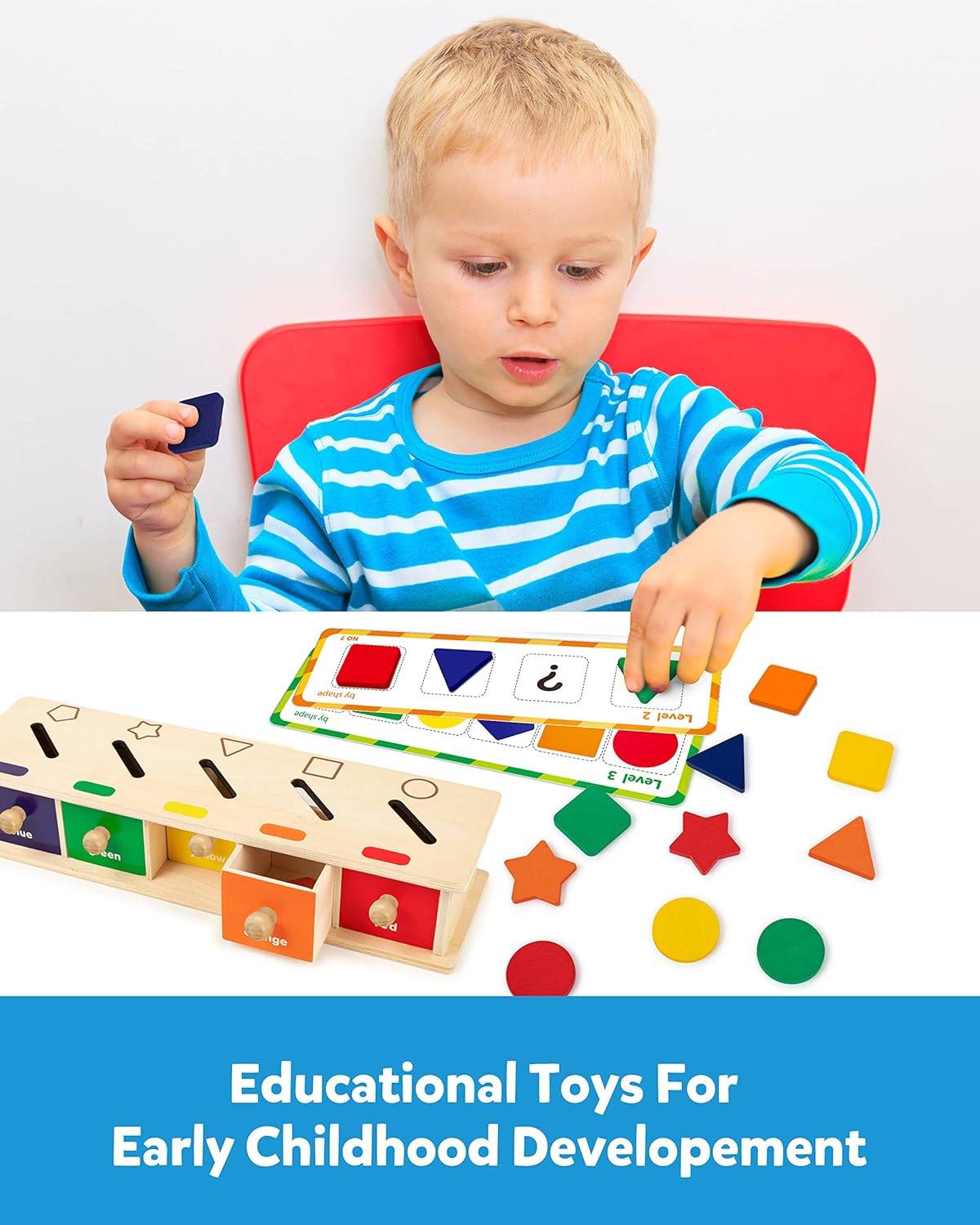 Color Shape Wooden Toys