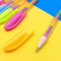 Thumbnail for 12 Pcs Rainbow Ballpen Blinkpen