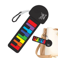 Thumbnail for Roll Up Silicone Piano Keyboard Key Chain