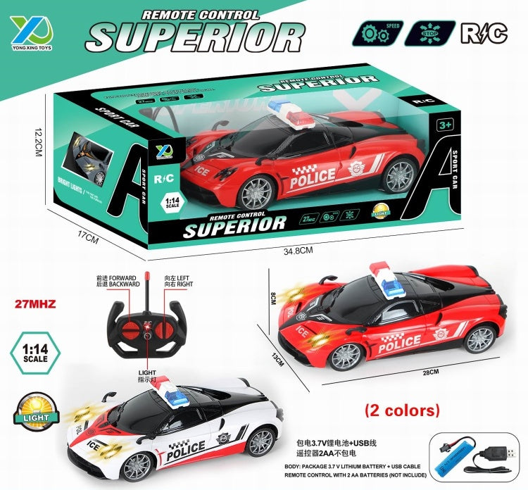 Remote Control Superior Police Sport Car