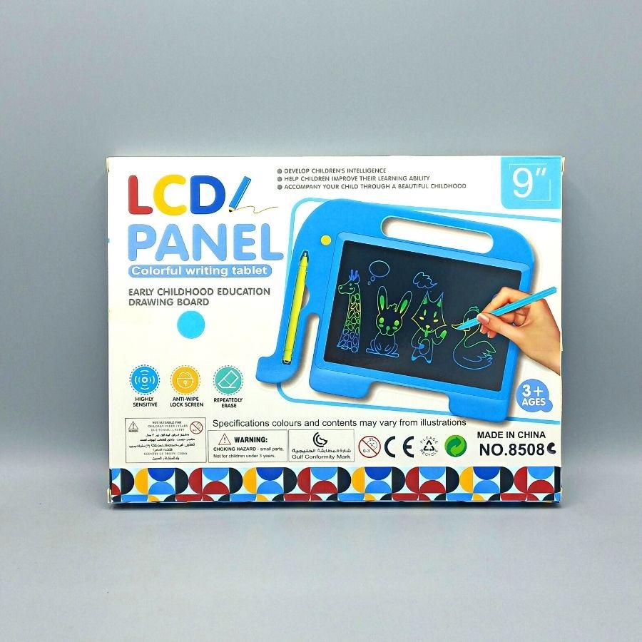 9-Inch Colorful LCD Drawing Pad - Elephant Design