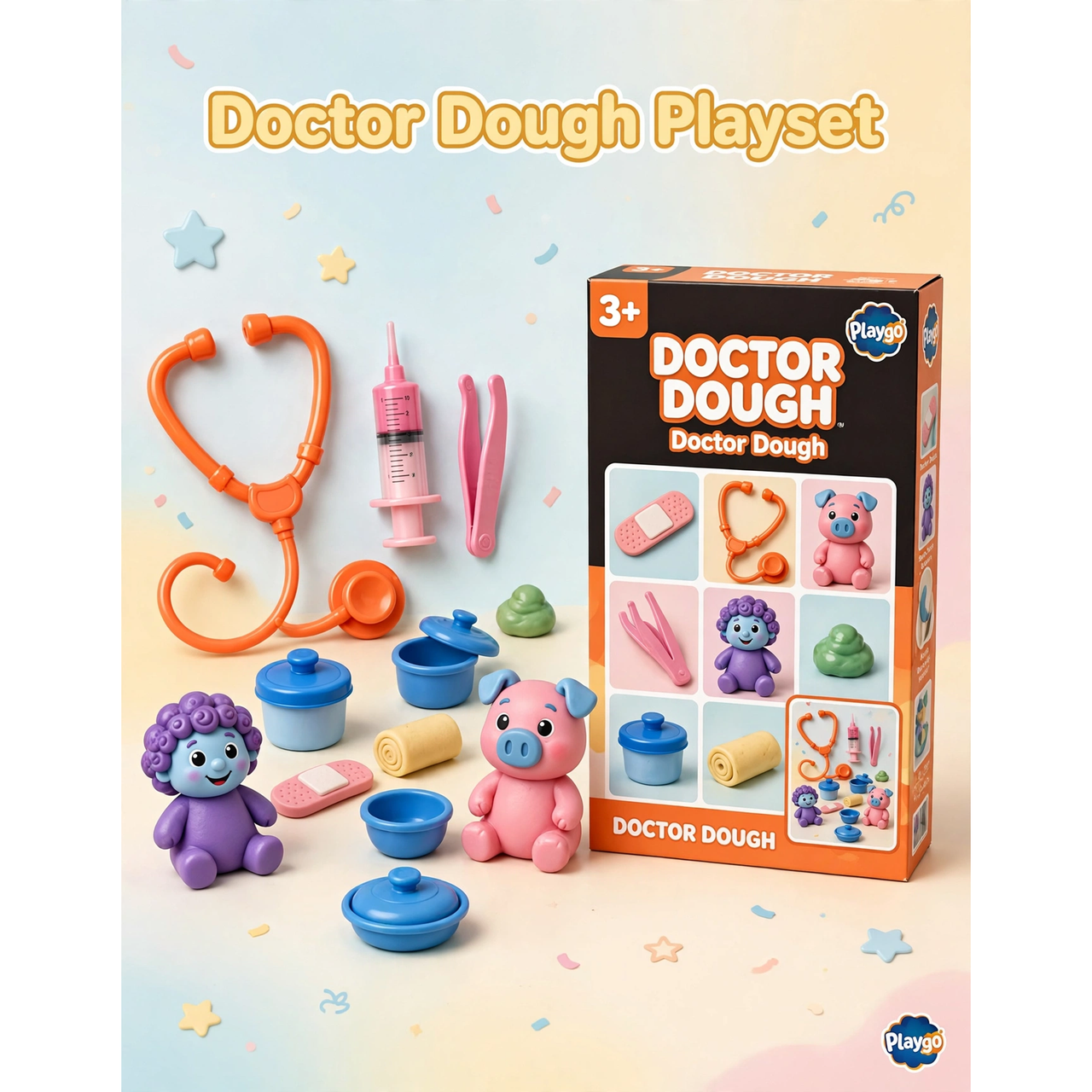 Playgo Doctor Dough Playset — hero