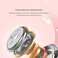 Thumbnail for Foldable Bluetooth Cat Headphones With Light