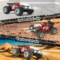 Thumbnail for High Speed Remote Control Off-Road Drift Car with Front And Roof LED Light